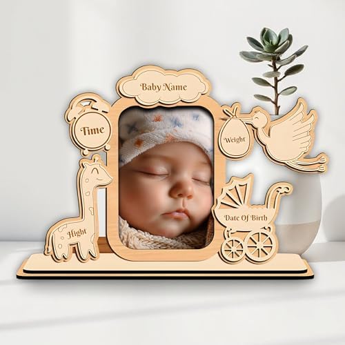 Custom Baby Picture Frame With Name and Date