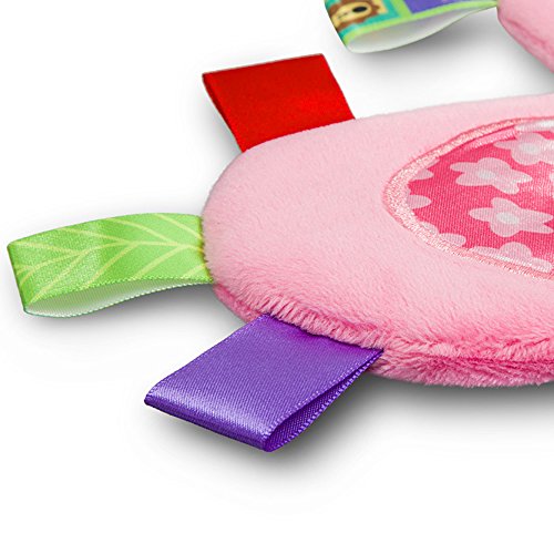 Inchant Baby Girls Flower Shape Security Blanket - Pink 1