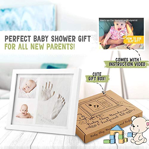 KeaBabies Baby Handprint Footprint Keepsake Kit 1