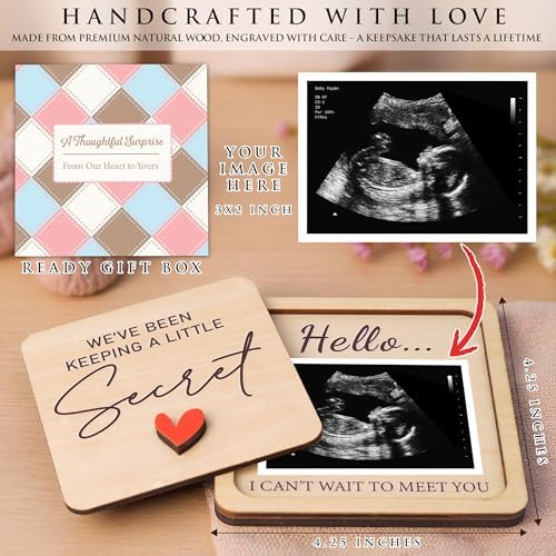 KATINAT Grandparent Reveal Keepsake Box