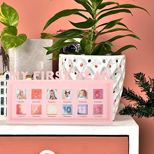 Kisangel Growth Photo Frame for 12 Months