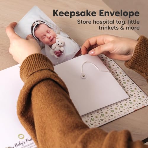 KeaBabies Baby Keepsake Frame and Memory Book 1
