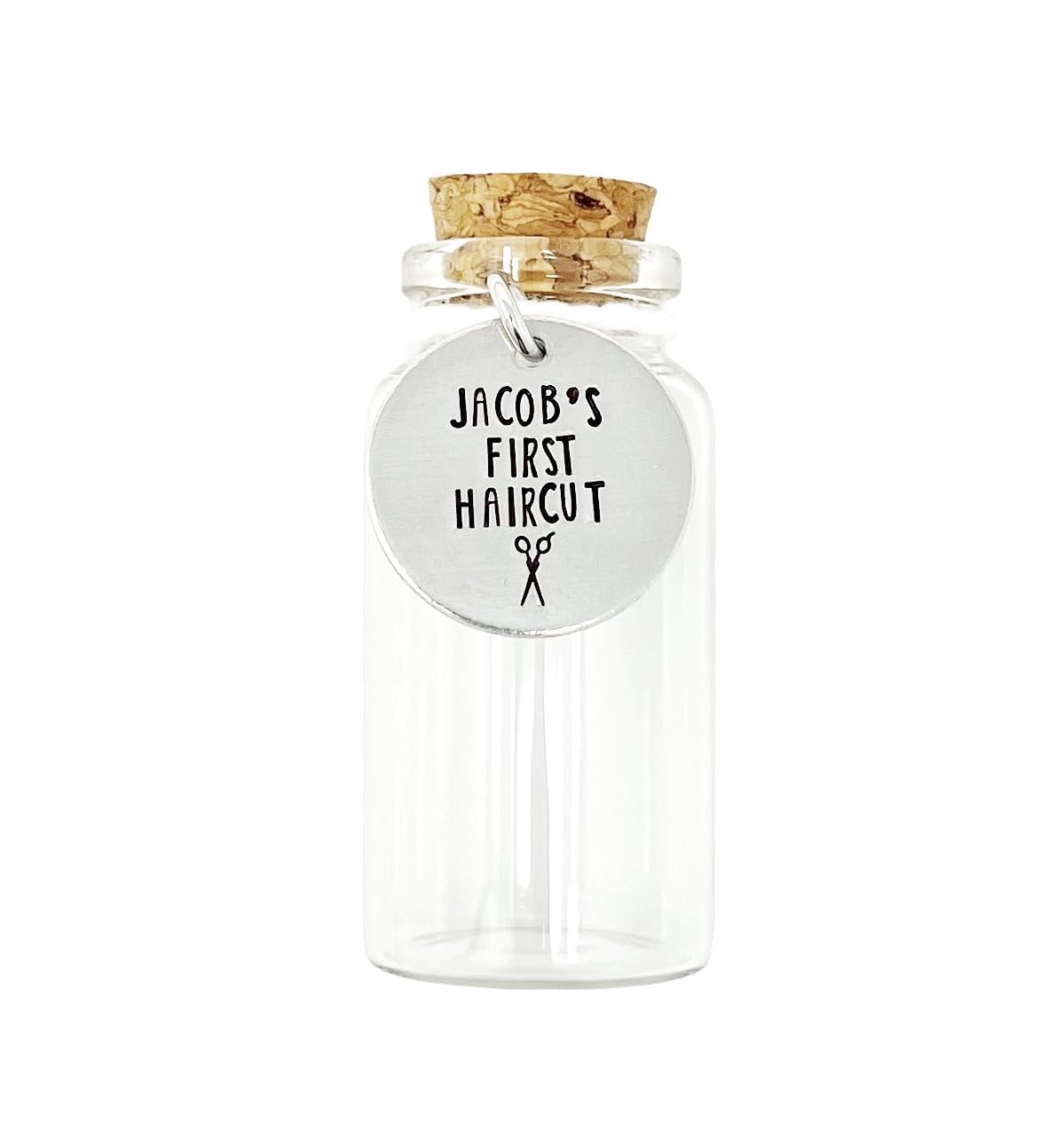 First Haircut Keepsake Jar with Personalized Name 1
