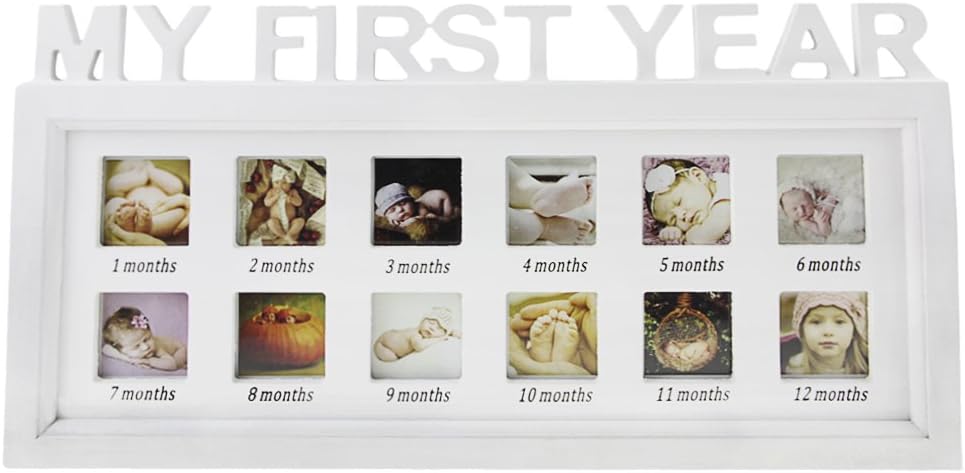 Clobeau Baby First Year Photo Frame Keepsake 1
