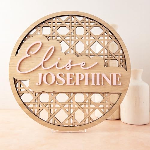 Chillever - Custom Wood Daisy Name Sign Wall Decor