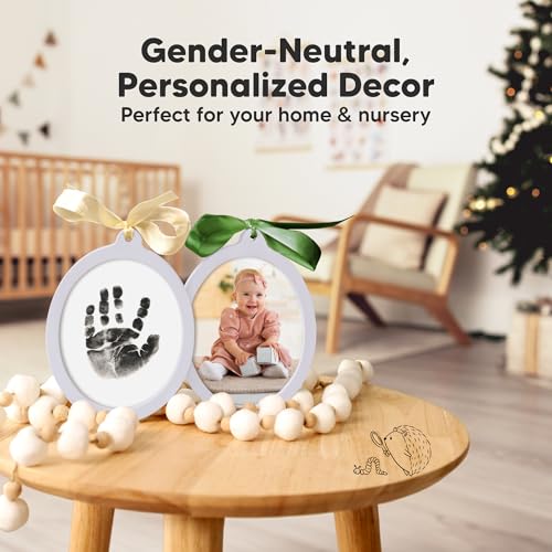 KeaBabies Inkless Baby Hand and Footprint Ornament Kit