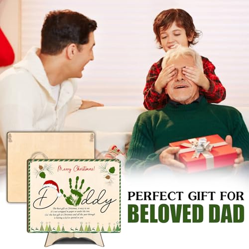 Christmas Gift for Daddy Poem Handprint Keepsake