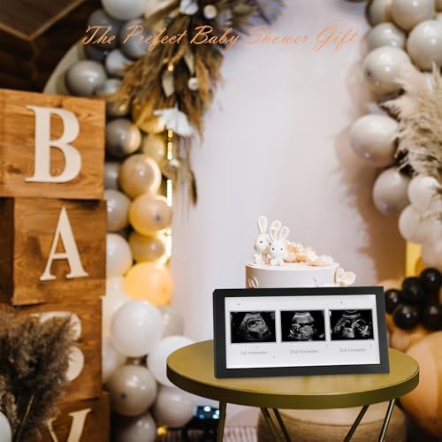 Triple Ultrasound Frame for Pregnancy Memories