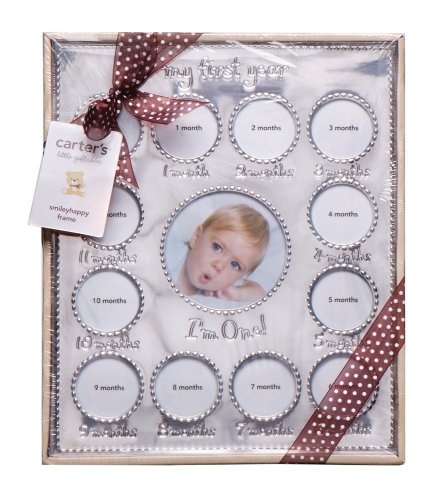 Baby Starters Carters Year of Photos Frame - Silver