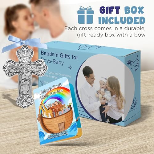 Imerance Baby Baptism Gift Set for Boys