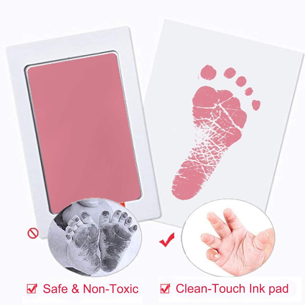 LelonHo 2 Pack Inkless Hand Footprint Kit with 4 Cards 1