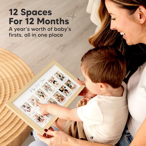 KeaBabies 12-Month Baby Photo Frame Kit