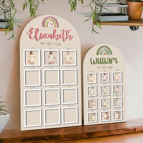 V-DECORPARKS 12 Month Baby First Year Photo Frame