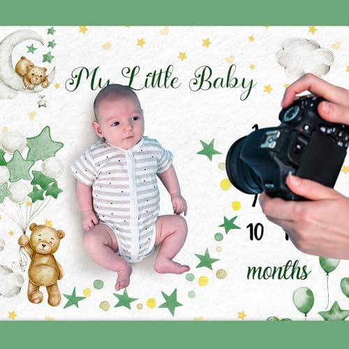 Mindsoft Baby Milestone Blanket with Star Frame