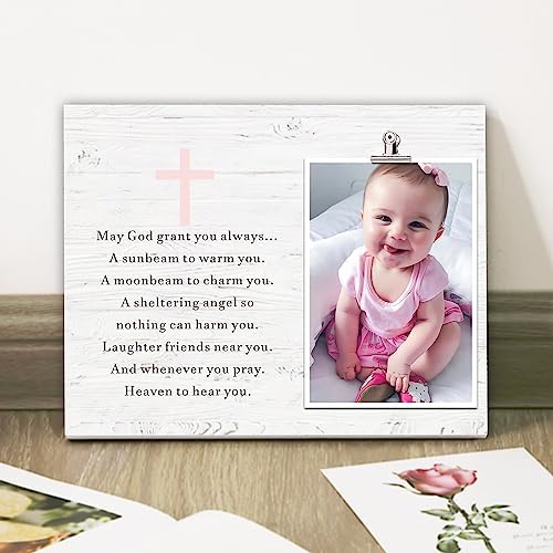 Baptism Gift Frame for Goddaughter and Godchild