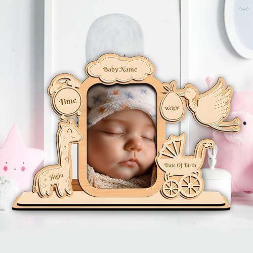 Custom Baby Picture Frame With Name and Date