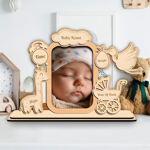 Custom Baby Picture Frame With Name and Date