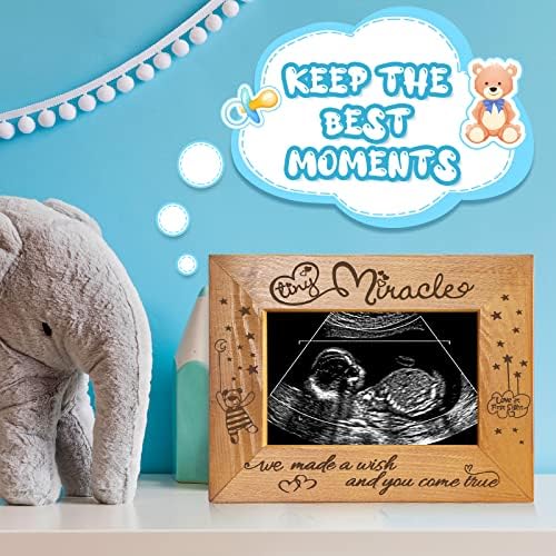 Jenaai Tiny Miracle Engraved Ultrasound Photo Frame