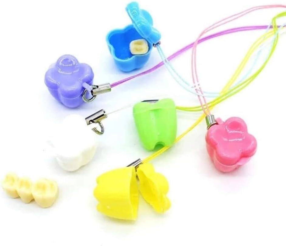100 Pcs Lost Teeth Saver Necklace Holder