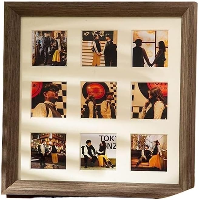 STBTOO Hollow Nine-frame Photo Frame Stand for Couple Photos