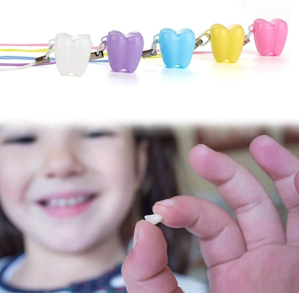 100 Pcs Lost Teeth Saver Necklace Holder