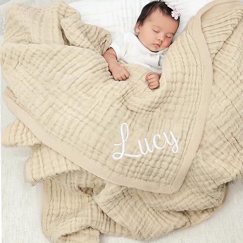 Personalized Baby Blanket with Name Embroidery