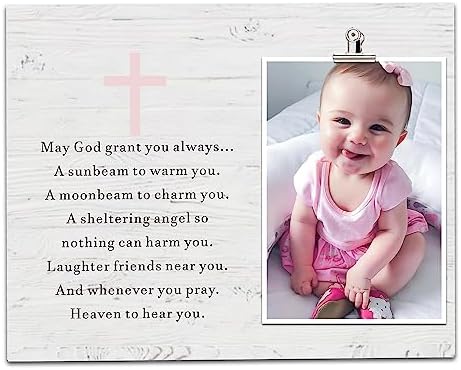 Baptism Gift Frame for Goddaughter and Godchild