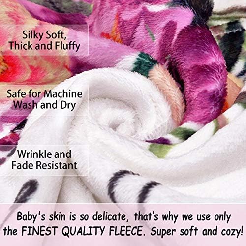 Baby Age Milestone Blanket with 4 Frames and Headband
