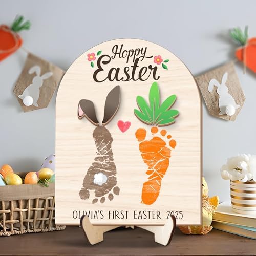 Personalized Babys First Easter Plaque with Name