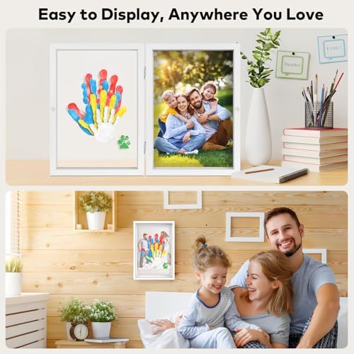 Omrhvi Family Handprint Kit DIY Craft Keepsake Frame