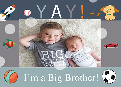 Beloved Baby Big Brother Keepsake Book and Photo Frame Set