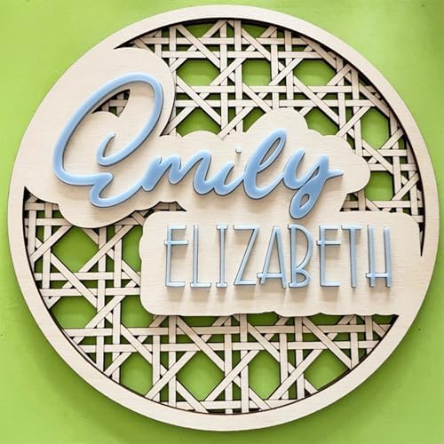 Chillever - Custom Wood Daisy Name Sign Wall Decor