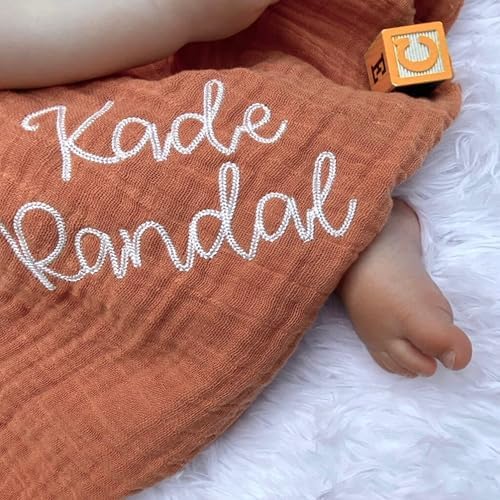 Personalized Baby Blanket with Name Embroidery