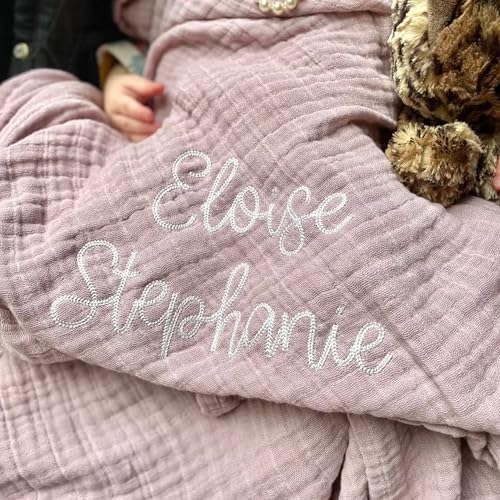 Personalized Baby Blanket with Name Embroidery