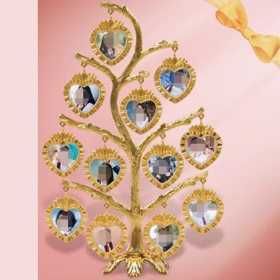 Custom Family Tree Picture Frame - 12 Photo Display