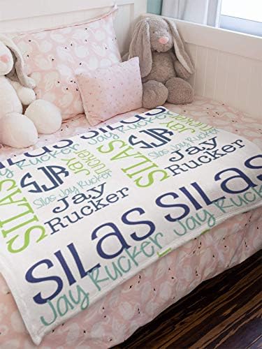 Personalized Baby Blanket with Name for Boy Girl 1