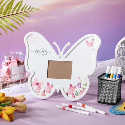 Thyle Butterfly Ultrasound Keepsake Frame with 12 Markers