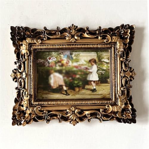 6-inch Embossed Resin Table With Photo Frames For Wedding Keepsakes 1
