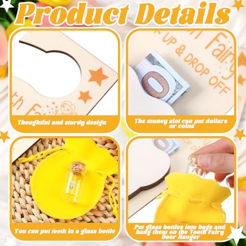 DoubleFill Tooth Fairy Holder with Money Slot
