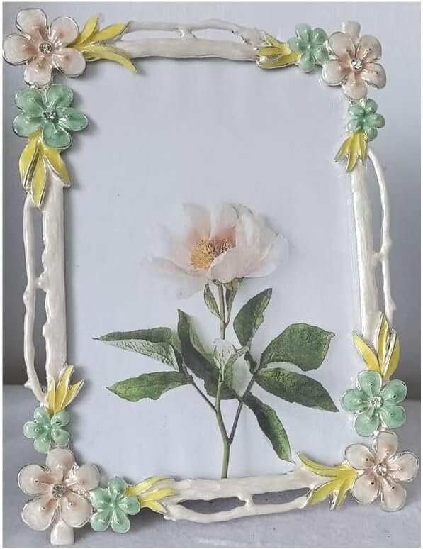 STBTOO Metal Enameled Photo Frame Home Decor 155205cm