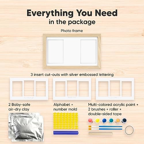 KeaBabies Inkless Hand Footprint Kit - Safe Mess-Free