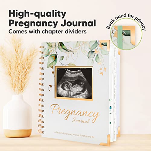 KeaBabies Inkless Hand Footprint Kit with Pregnancy Journal