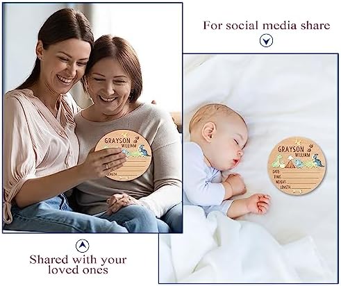 Personalized Baby Announcement Sign Dinosaur 182