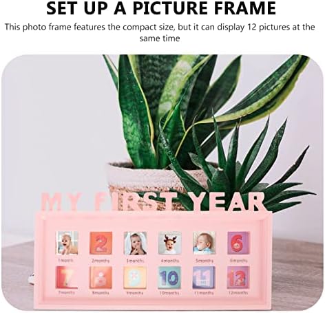 Kisangel Growth Photo Frame for 12 Months