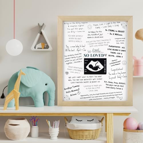 Baby Shower Guest Book Frame with 2 Mats 1