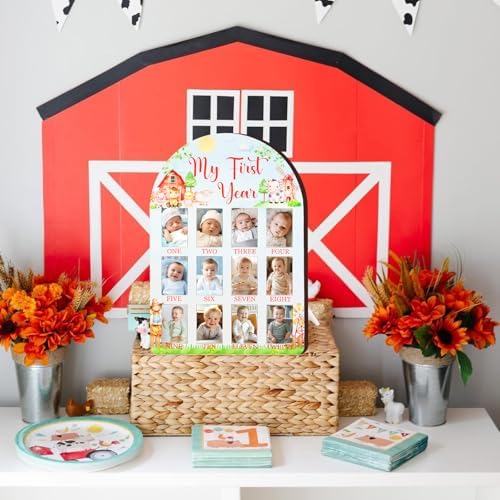 Cheerupp Farm Animal Themed 1st Year Photo Frame