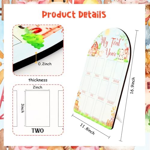 Cheerupp Farm Animal Themed 1st Year Photo Frame