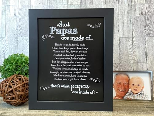 Papa Chalkboard Frame - Made in USA