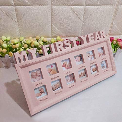 Baby First Year Photo Frame Keepsake 42x21cm