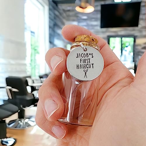 First Haircut Keepsake Jar with Personalized Name 1